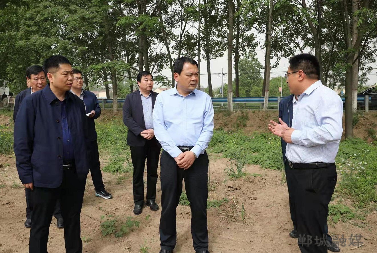 郸城县县长李全林调研指导农田水利设施排查整改和农村产业发展情况