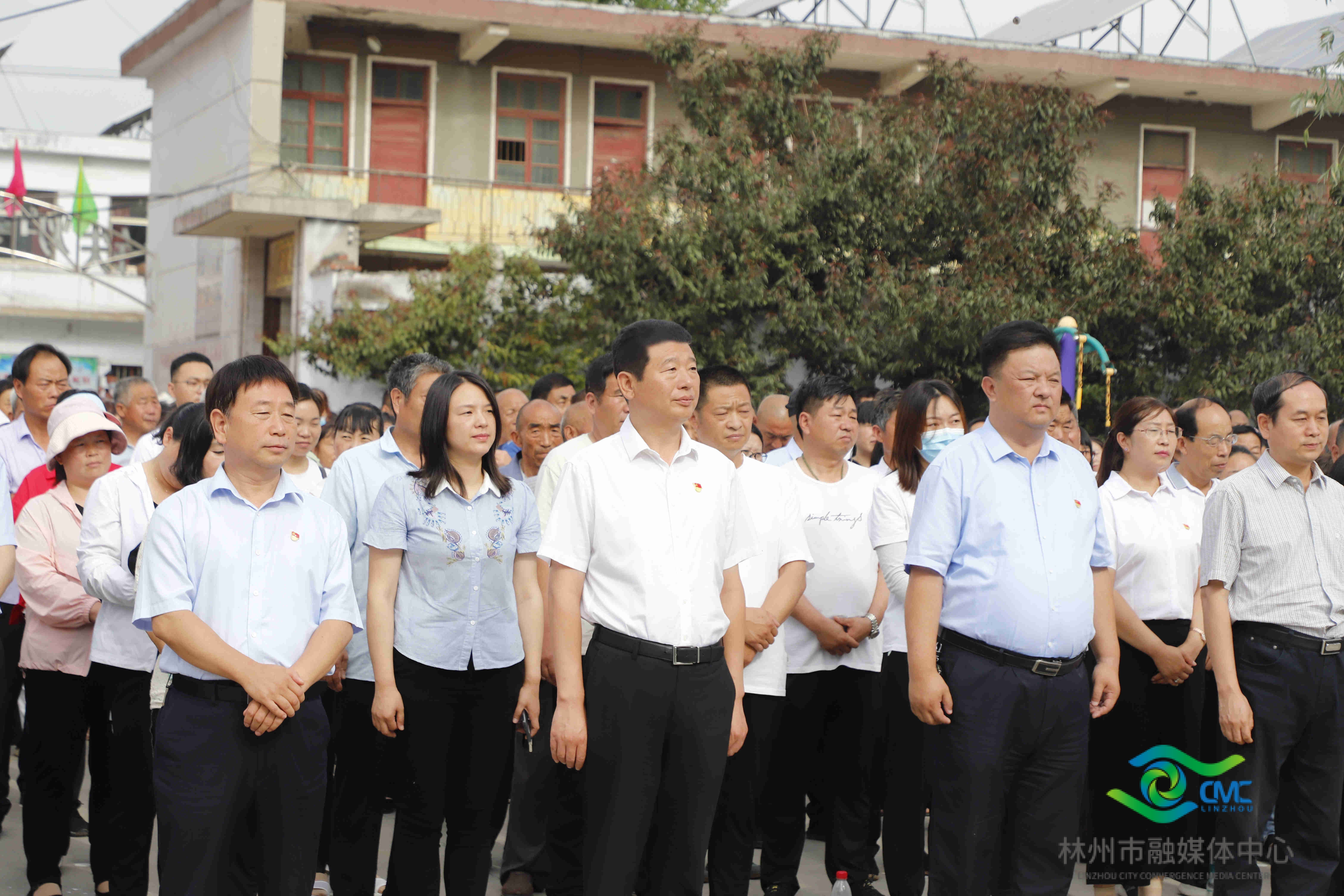 林州市领导参加指导横水镇背街小巷硬化现场推进会