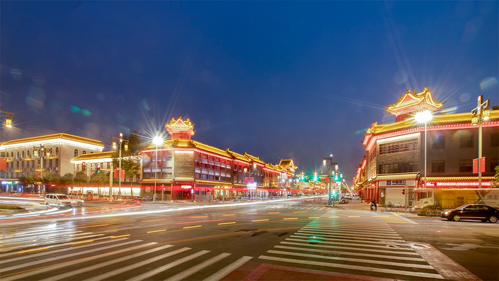 颜值暴击汤阴夜景美炸了