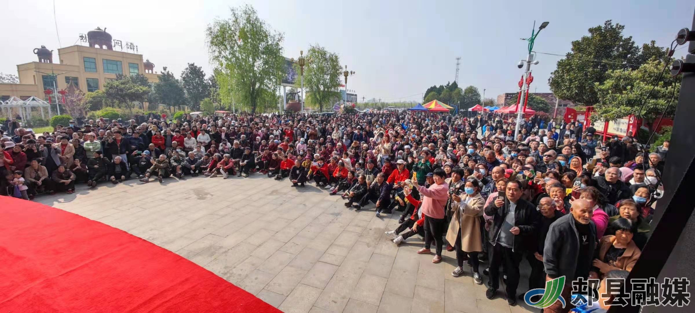 少林武僧团来郏县姚庄旅游区首届樱花节啦!