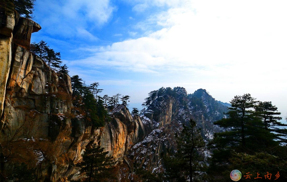 内乡宝天曼飞雪迎春景色迷人