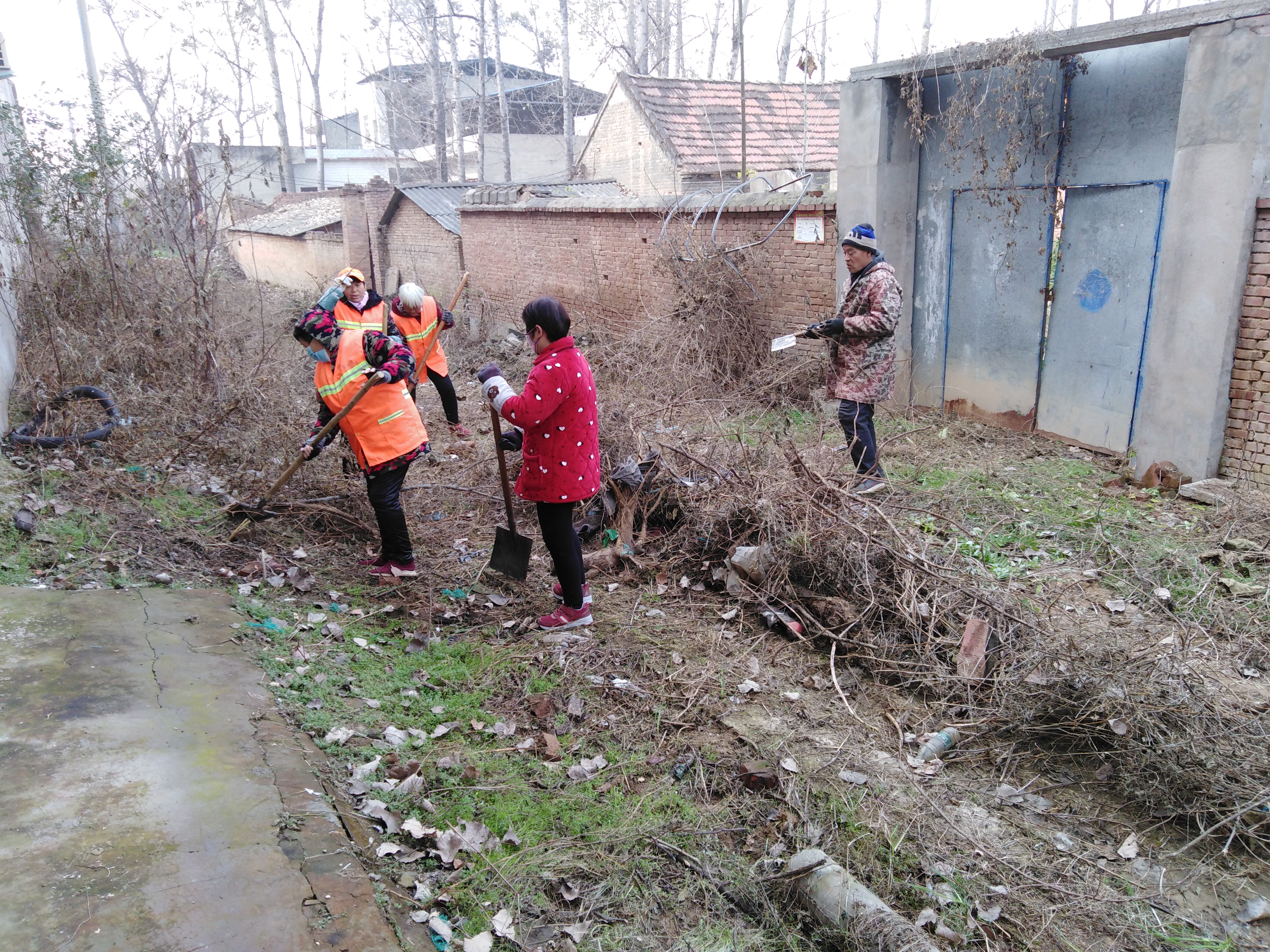 蔡庄镇:扎实开展冬季农村人居环境整治行动