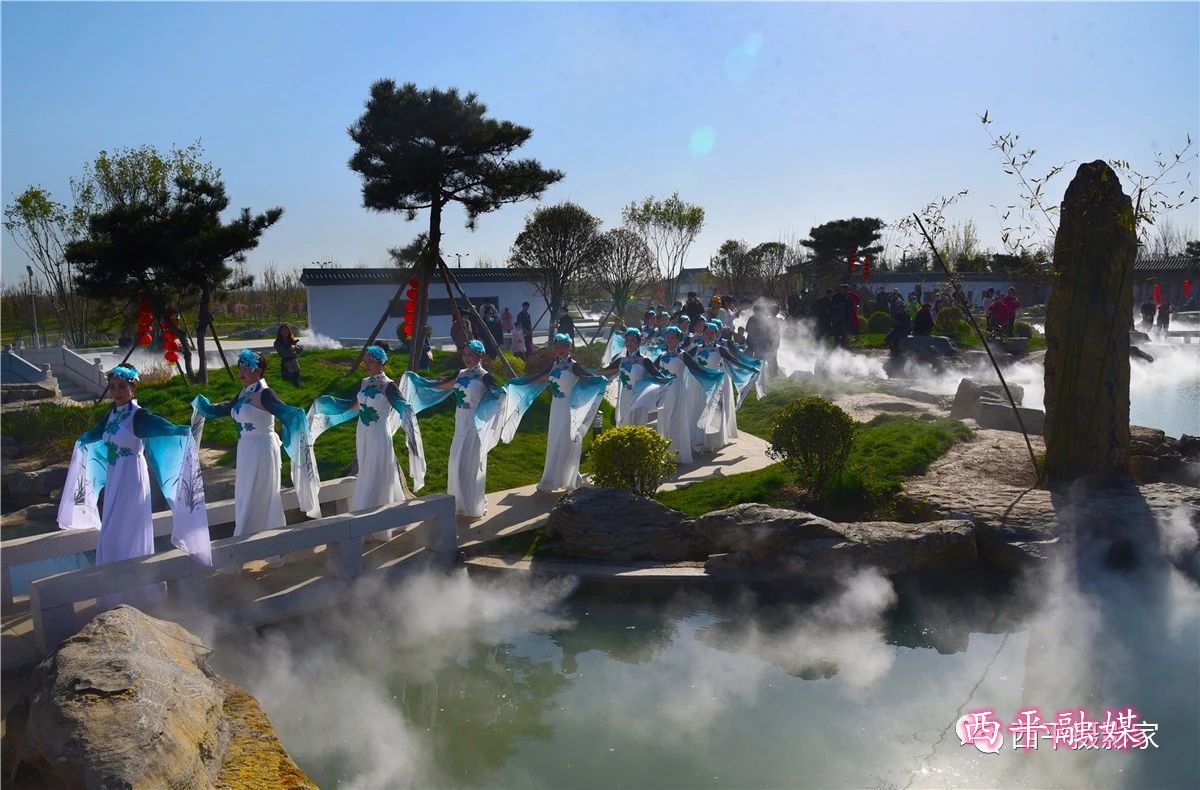 西平嫘祖海棠园 花开迎佳宾