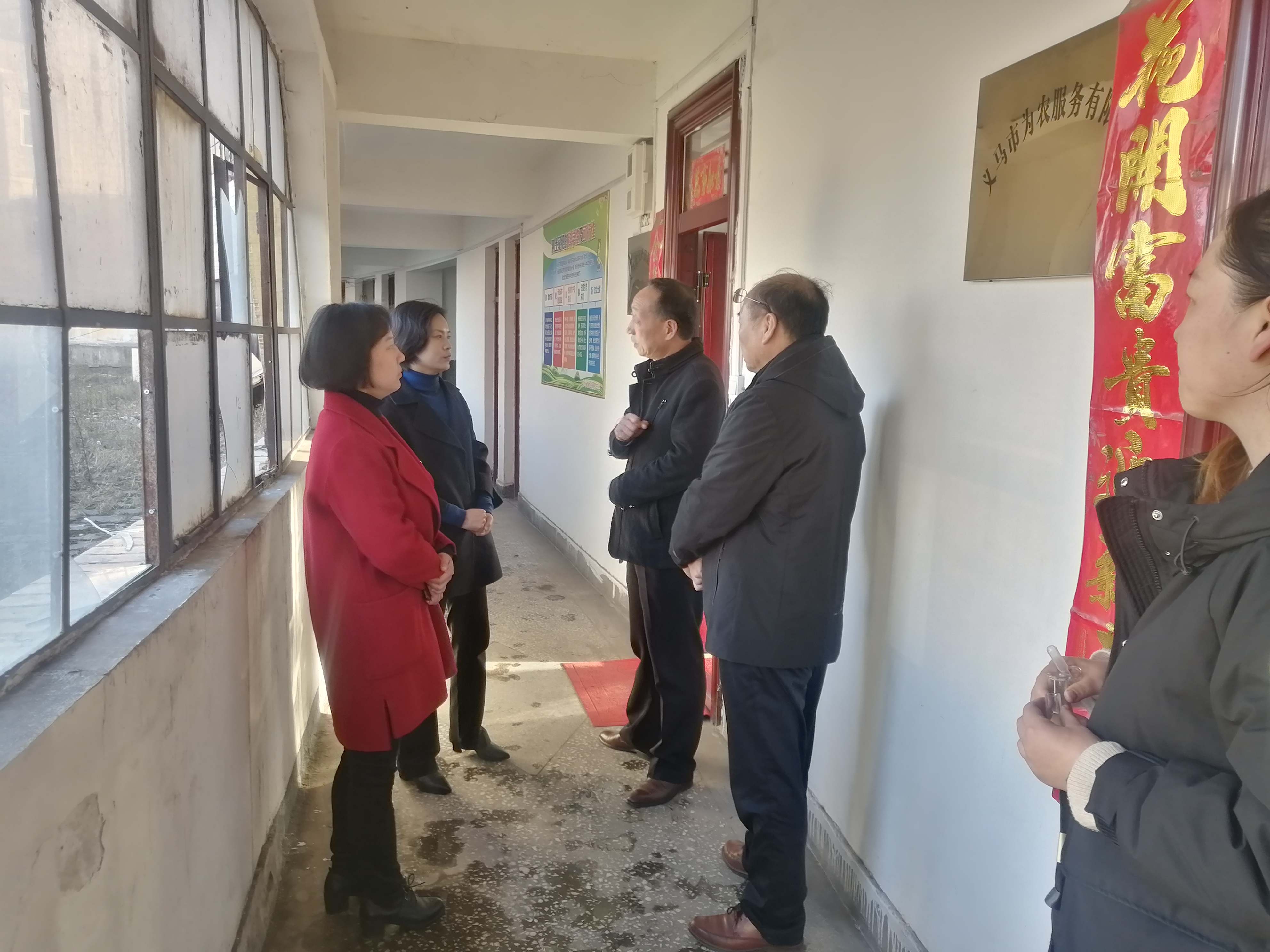 义马市副市长何蔚到供销社调研指导工作